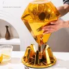 مجموعة صناديق الماس الذهبية والفضية تحتوي على 10 شوكات من الصلب غير القابل للصدأ عيار 24 PCS Item Picture